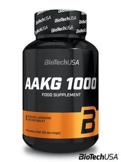 Аргинин альфа-кетоглутарат BiotechUSA ААКГ 1000 / AAKG 1000 мг 100 таб.