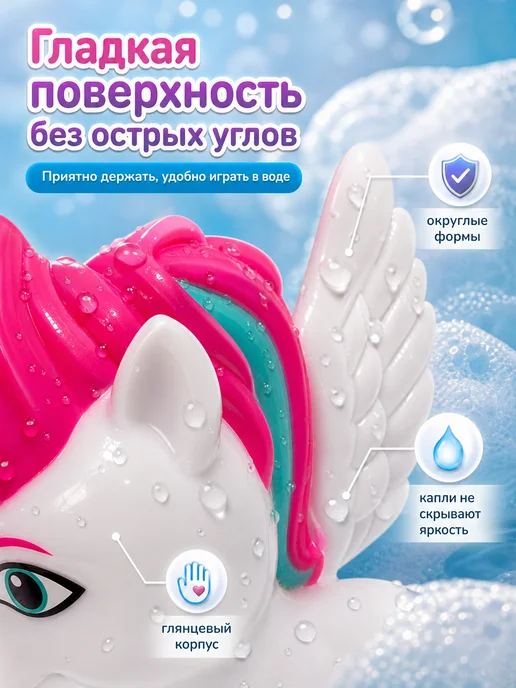 Капитошка Игрушка для купания в ванной Мой маленький пони, голубой, фото 2