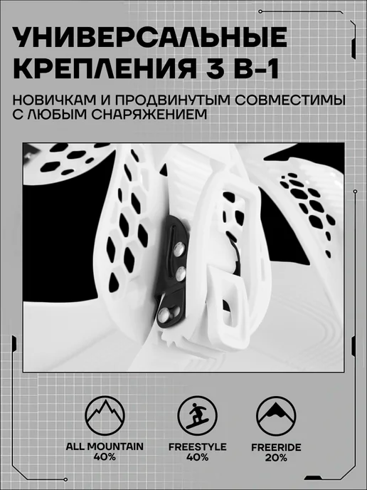 TERROR Крепления для сноуборда - CREW, белый, фото 10