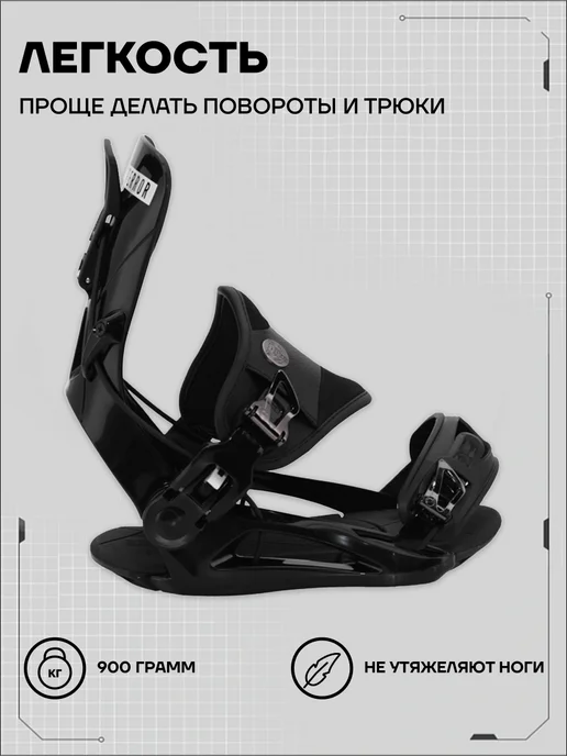 TERROR Крепления для сноуборда - FAST 540, черный, фото 9