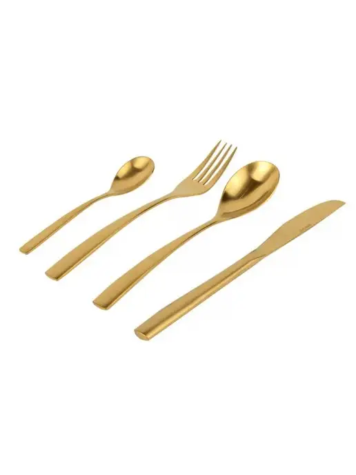 COMAS Вилка столовая BCN Colors Gold 18%, золотой, фото 5