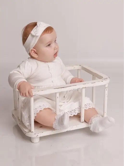 La Vista Baby Крестильный набор, белый, фото 4