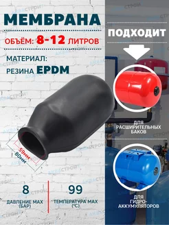 Мембрана для гидроаккумулятора-8л Thermofix 131736148 купить за 455 ₽ в интернет-магазине Wildberries