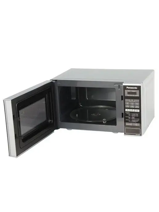 Panasonic Микроволновая печь NN-ST254MZPE, 20 л, серебристая, черный, фото 6