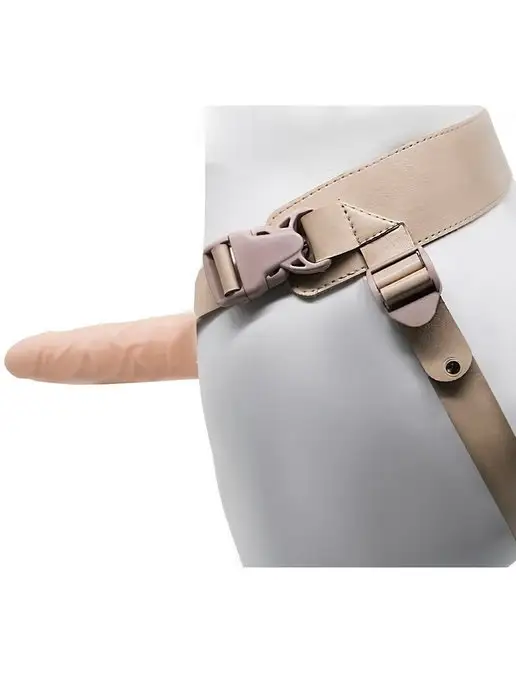 Trestsex Мужской фаллопротез c удобным поясом + бандаж, 17см, бежевый, фото 4