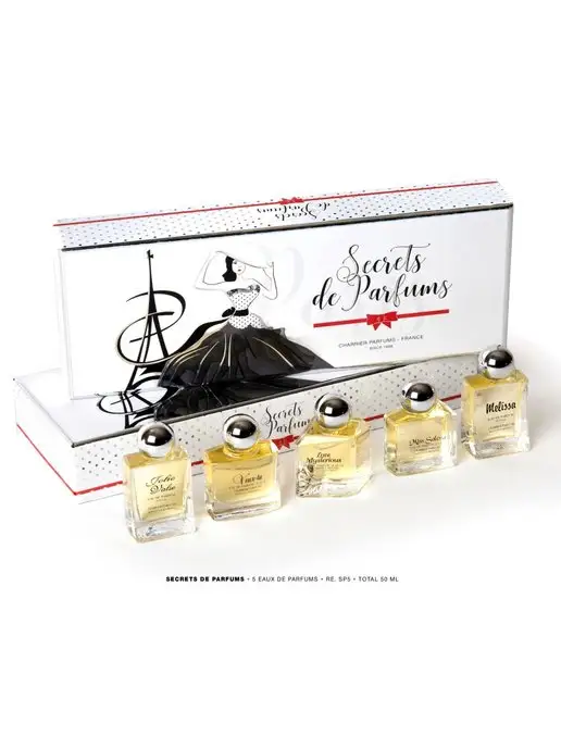 CHARRIER PARFUMS Набор парфюмированной воды "SECRETS DE PARFUMS", 5 шт