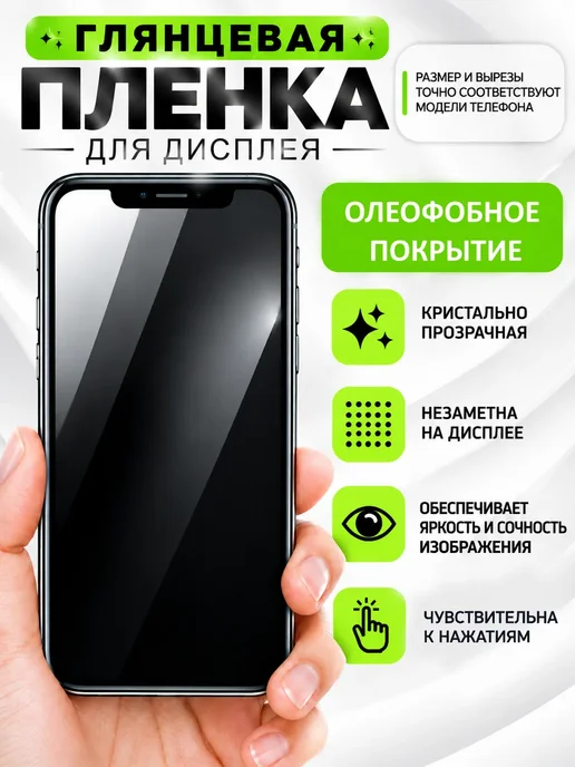 PROGLASSNANO Iphone 14 гидрогелевая глянцевая пленка, вариант, фото 2
