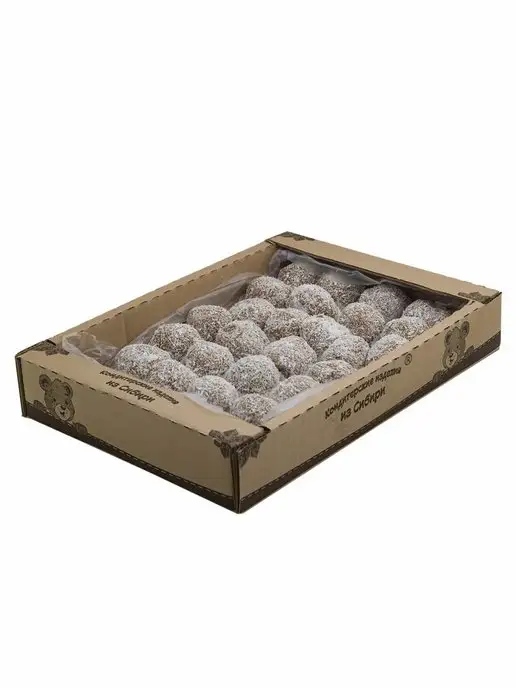 Сибирский Добрыня Пирожные Шароцветики с кокосовой начинкой, 1,2 кг, 1,2 кг, фото 3