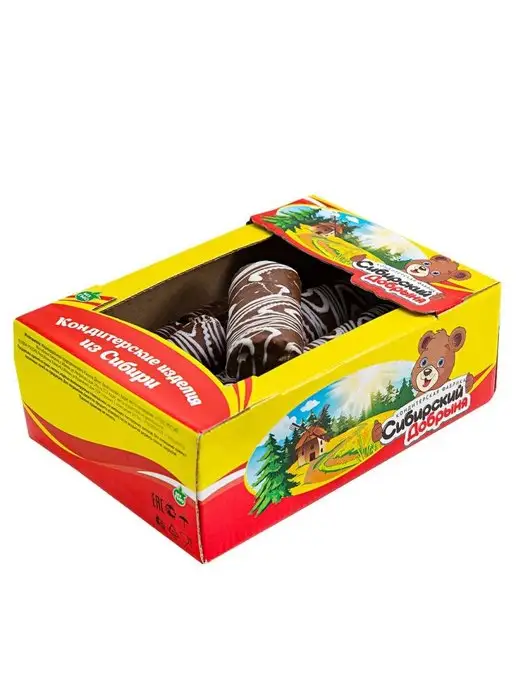 Сибирский Добрыня Зефир со вкусом земляники в темной глазури 500 гр, 500 г, фото 3