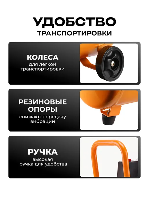 DEKO Компрессор воздушный 24 л 260 л мин поршневой масляный, 50 л, 290 л, фото 3