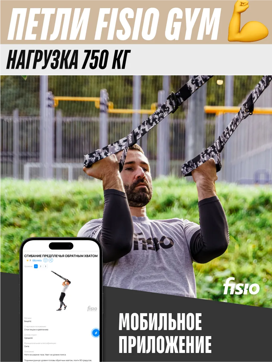 Тренировочные петли TRX FISIO - купить по цене от 3 руб.