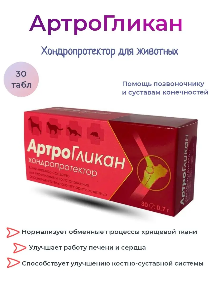 Купить Таблетки Артрогликан 300 Таблеток