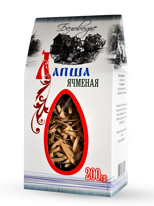 Мед и Конфитюр Лапша ячменная 200 гр, 200 г, фото 6