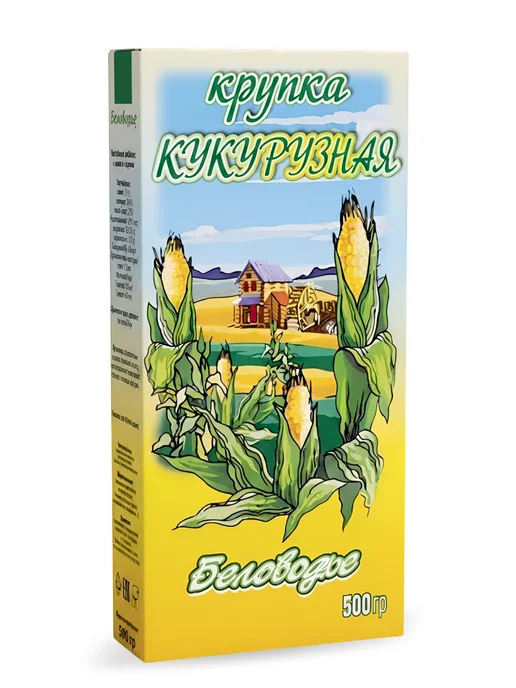 Мед и Конфитюр Крупка "Кукурузная обезжиренная, без зародыша" 500 гр, 500 г, фото 7