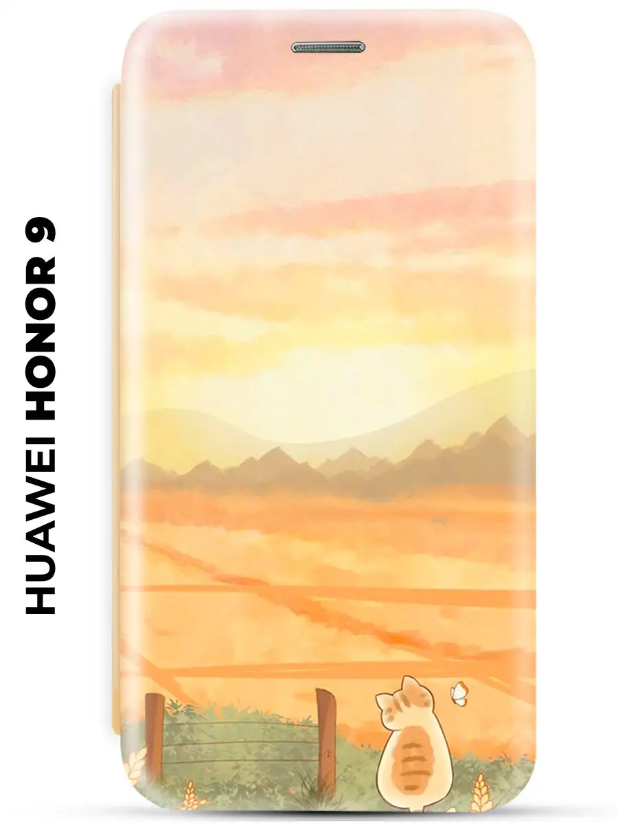 Чехол книжка на Huawei Honor 9 (для Хонор 9) Huawei 132431573 купить за 263  ₽ в интернет-магазине Wildberries