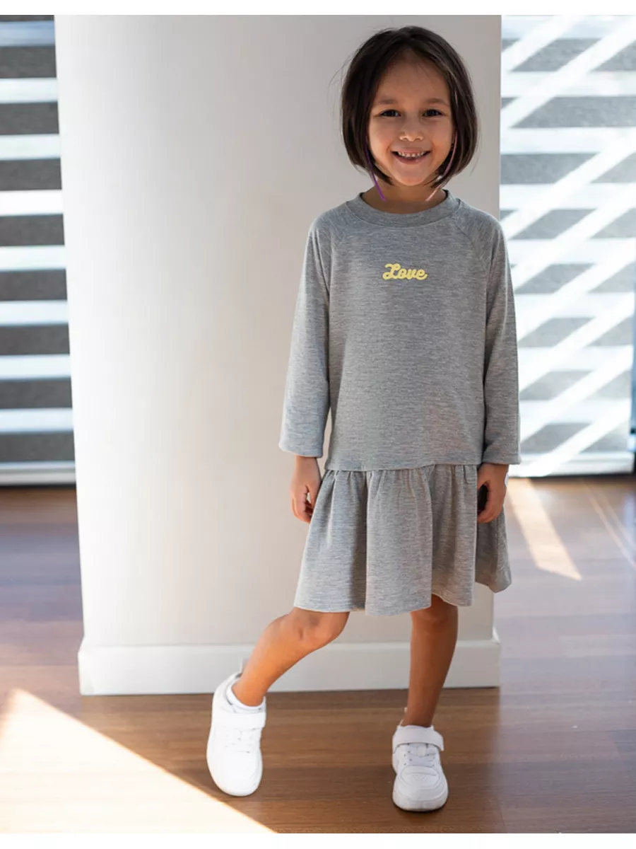 Платье, Grey melange T2