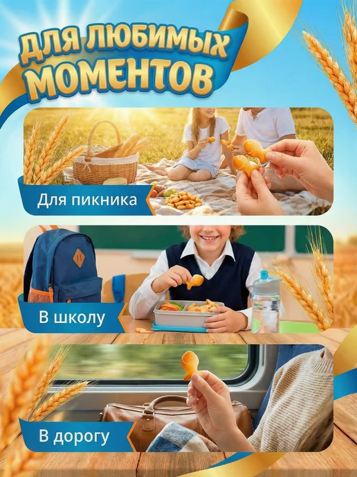 KDV Крекер печенье Золотая Рыбка 350 г, 350 г, фото 3