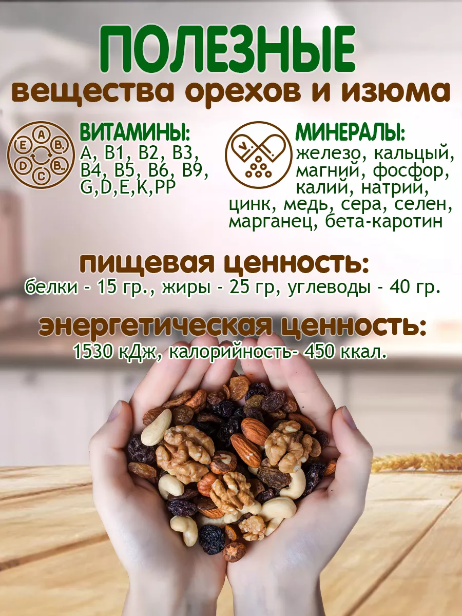 Ореховая смесь 1кг сырая LAZZAT-FOOD 132505946 купить за 592 ₽ в  интернет-магазине Wildberries