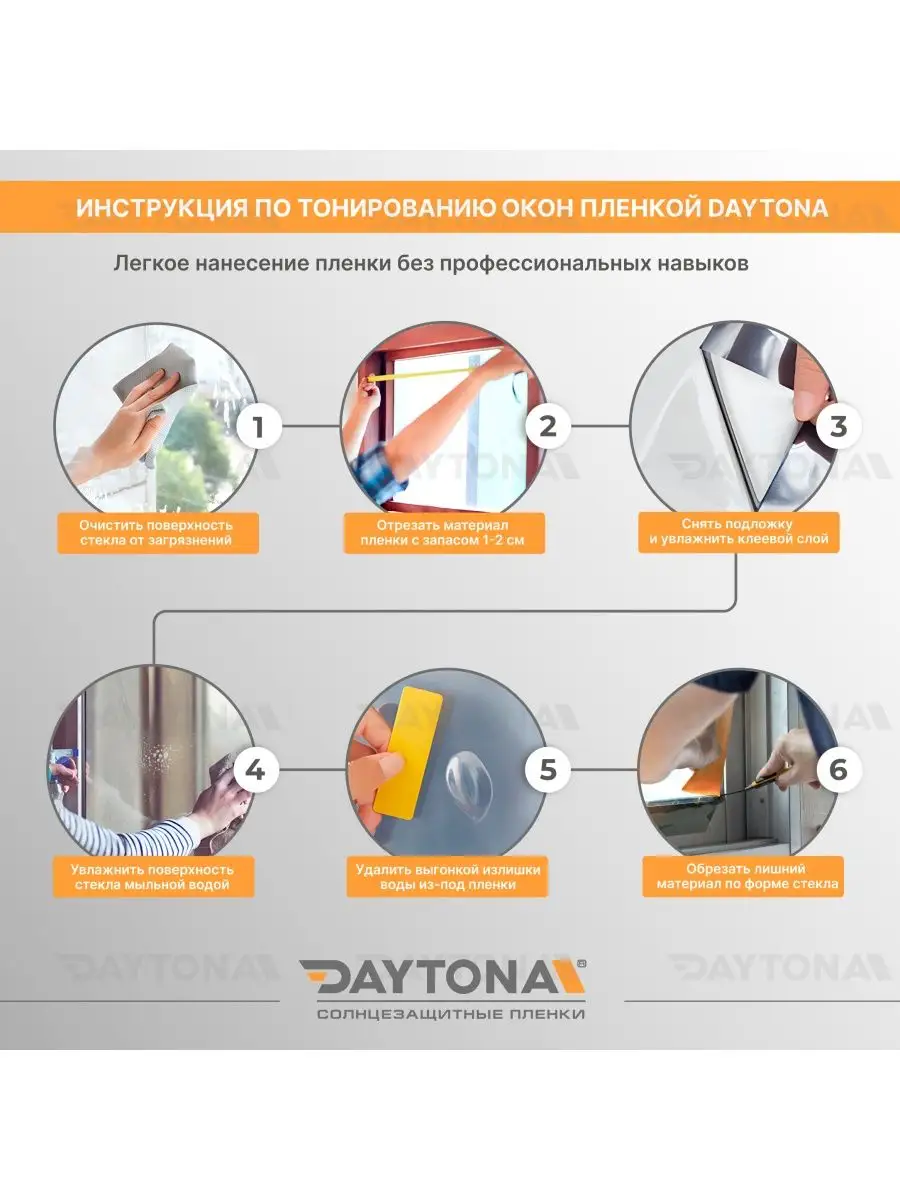 Набор пленки на окна Синяя 15% (300 х 75см) 2 створки Daytona 132585999  купить в интернет-магазине Wildberries