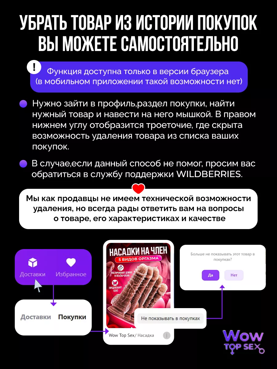 Насадки на член рельефные Wow Top Sex 132623080 купить за 435 ₽ в  интернет-магазине Wildberries