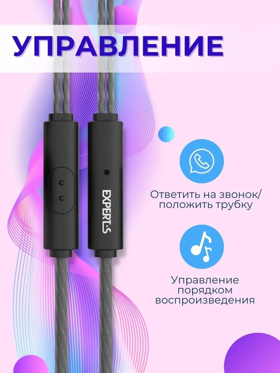 Наушники проводные с микрофоном для телефона вкладыши Perfect case  132707491 купить за 320 ₽ в интернет-магазине Wildberries