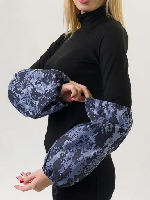 Alfa Uniform Нарукавники защитные рабочие, синий, фото 4