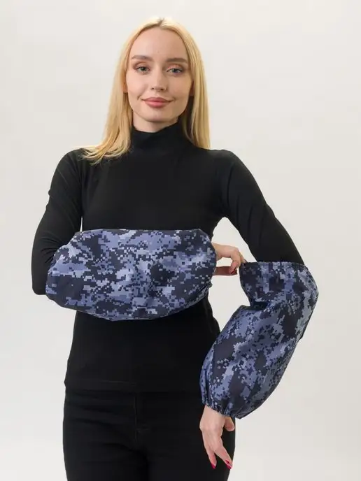 Alfa Uniform Нарукавники защитные рабочие, синий, фото 5