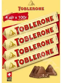 Тоблерон Milk 100 g x 4шт Toblerone 132797088 купить за 667 ₽ в интернет-магазине Wildberries