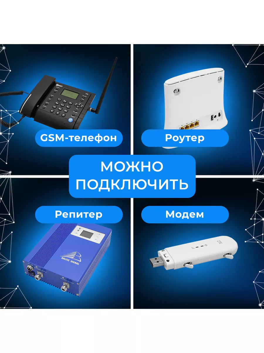 Мощная круговая антенна BRIG GSM/3G/4G/LTE, 8 дБ Baltic Signal 132798495  купить в интернет-магазине Wildberries