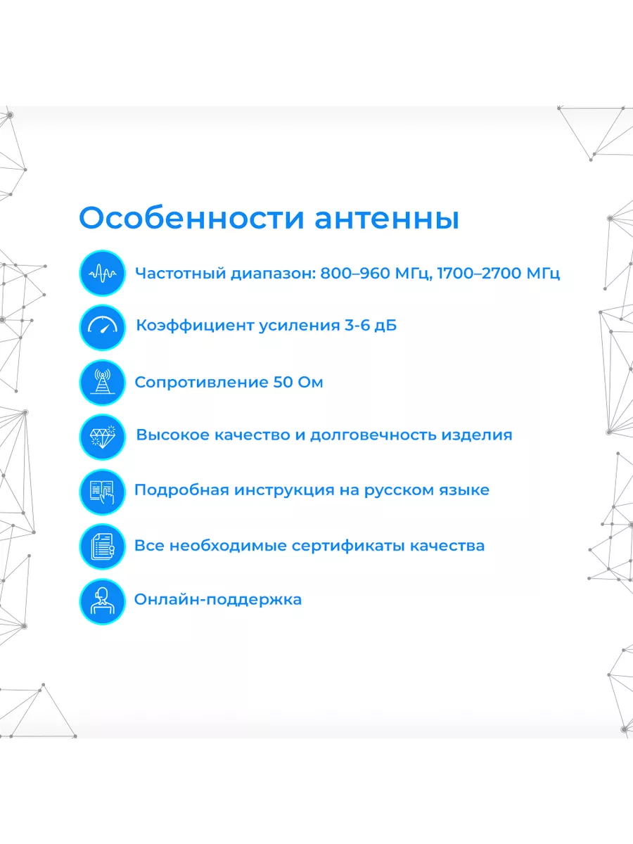 Антенна GSM/3G/4G Антей-2600 круговая 3/6 дБ на кронштейне Антей 132798499  купить за 1 918 ₽ в интернет-магазине Wildberries