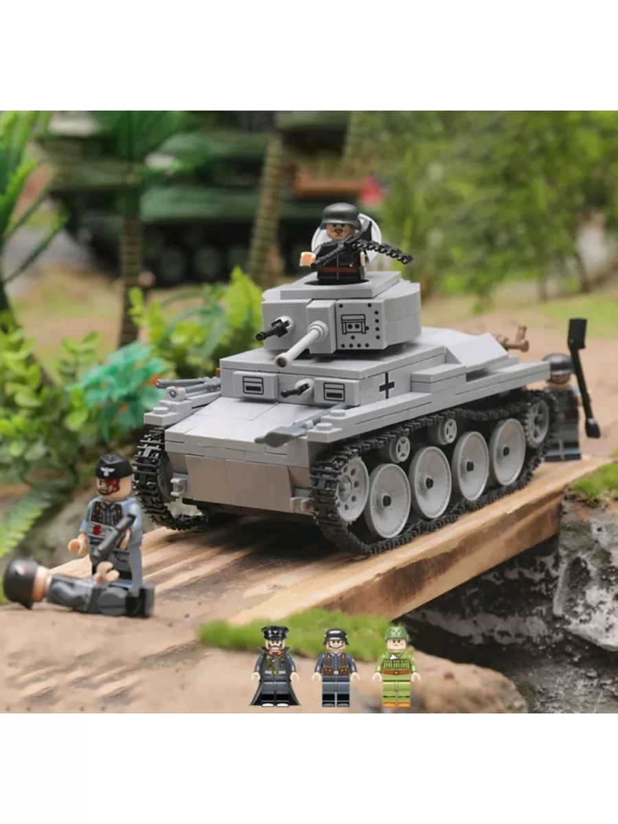 Конструктор Военная техника Легкий Немецкий танк LT-38 LEGO 132890676  купить за 1 760 ₽ в интернет-магазине Wildberries