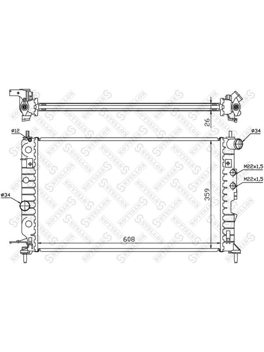 Радиатор опель вектра 1.8. Радиатор охлаждения Опель Вектра а 1.6. Радиатор STELLOX 1025046sx. Радиатор STELLOX 1025182sx.