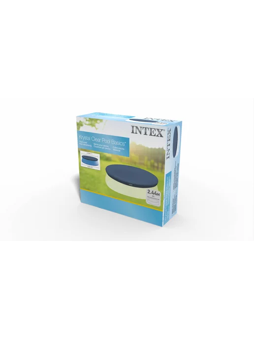 Intex Тент-накидка для бассейнов с надувным кольцом Изи d-244 см, синий, фото 4