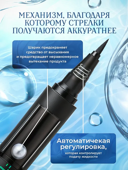 Tinery Подводка для глаз черный лайнер, черный, фото 4
