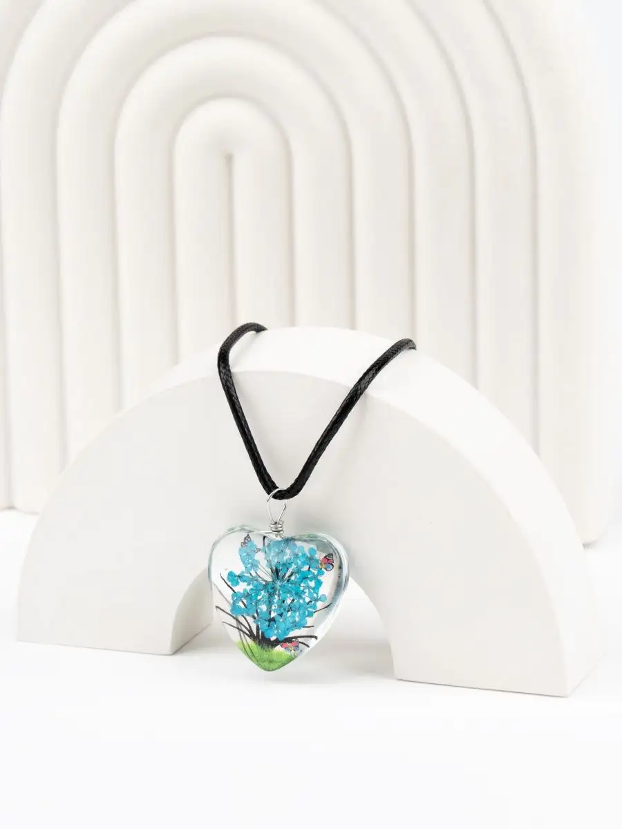 Объемное ожерелье на шею с кристаллами Swarovski
