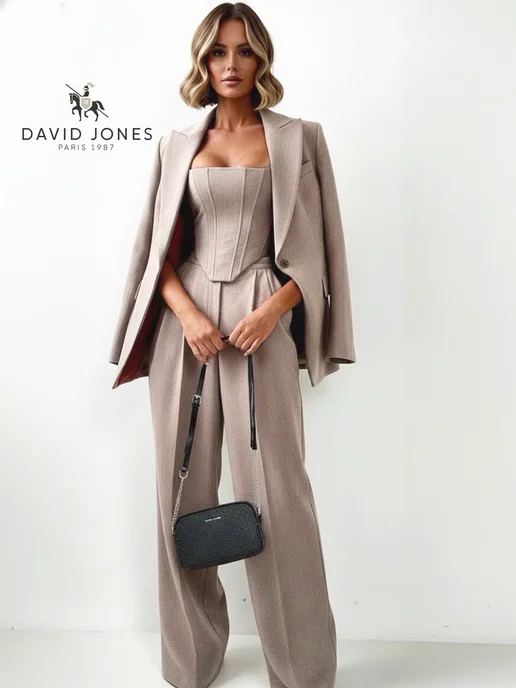 David Jones Сумка через плечо маленькая, черный, фото 8
