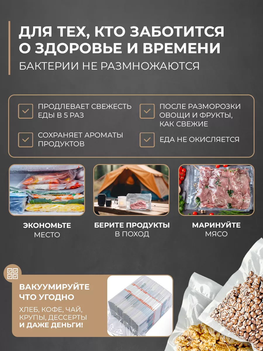 Вакууматор VK-112 Вакуумный упаковщик для продуктов Edelshtauff 133257447  купить за 3 876 ₽ в интернет-магазине Wildberries