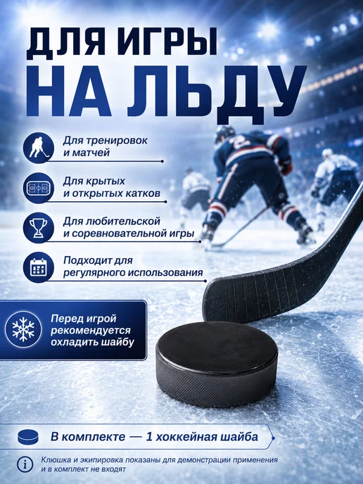Bona Farbo Шайба для хоккея, хоккейная шайба взрослая, вариант, фото 4