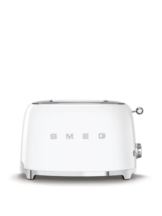 Smeg Тостер с поддоном для крошек TSF01WHEU, белый, фото 7