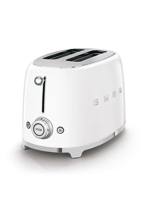 Smeg Тостер с поддоном для крошек TSF01WHEU, белый, фото 8