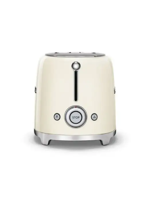 Smeg Тостер с поддоном для крошек TSF01CREU 2 тоста, бежевый, фото 7