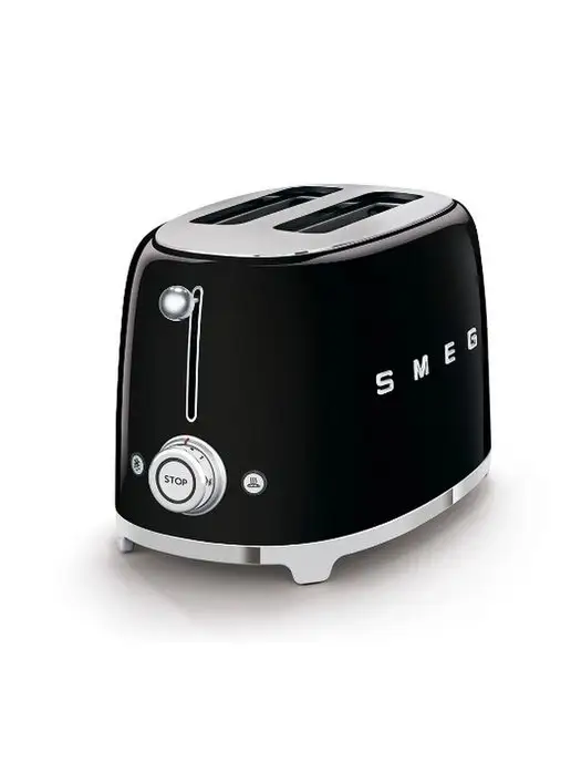 Smeg Тостер с поддоном для крошек TSF01BLEU 2 тоста, черный, фото 8