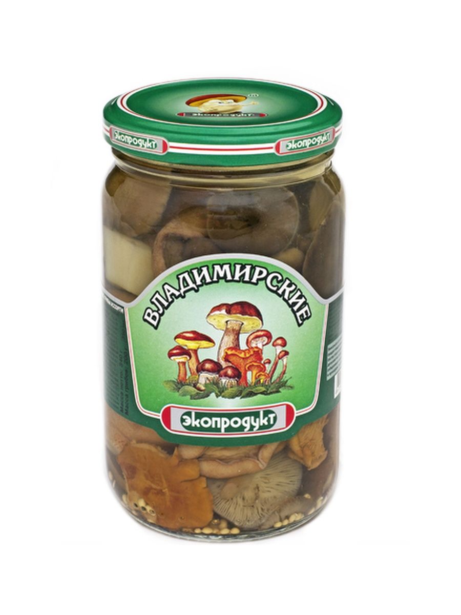 Маринованные грибы ассорти