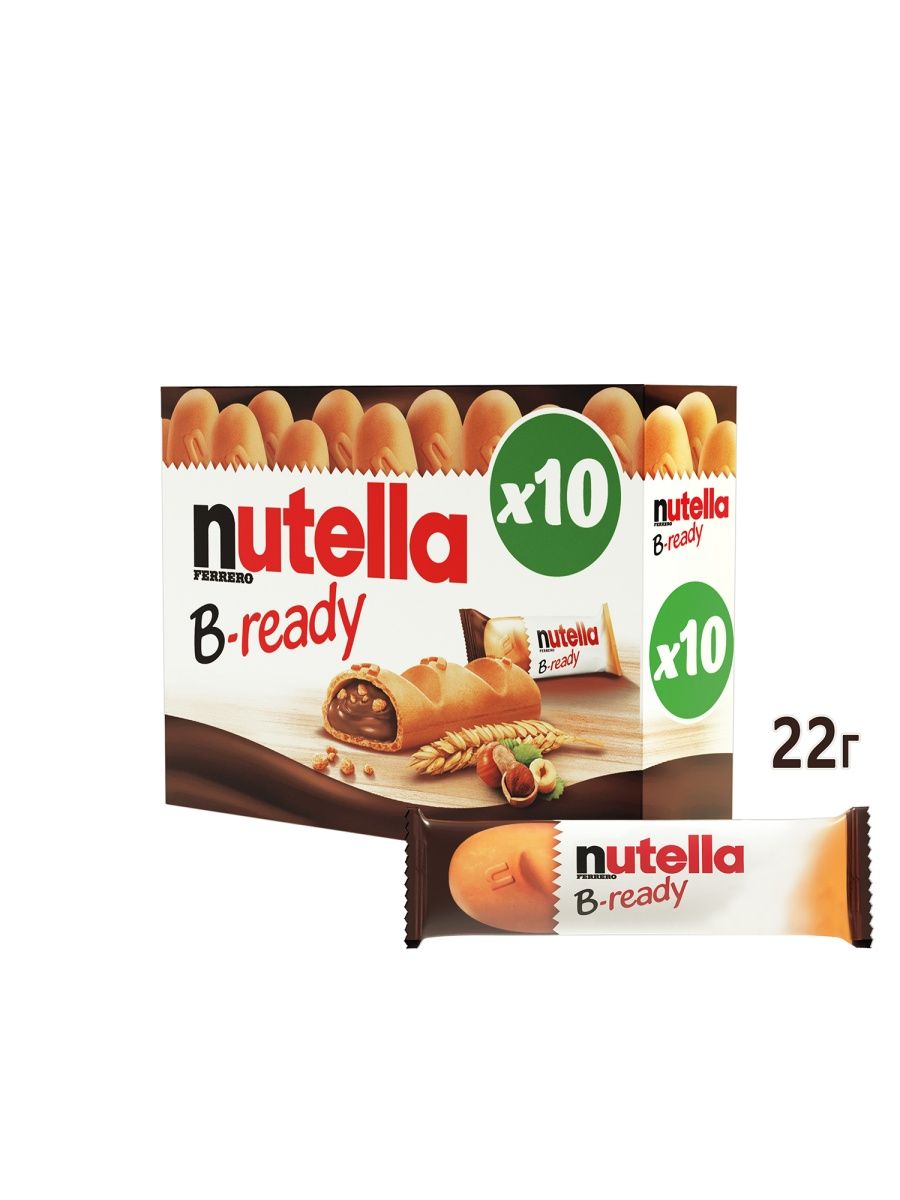 Nutella батончик вафельный 22г