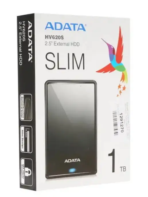 ADATA Жесткий диск AHV620S-1TU31-CBK, 1TB, черный, 1 ТБ, фото 6