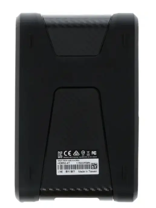 ADATA Жесткий диск AHD650-4TU31-CBK, 4TB, черный, 4 ТБ, фото 4
