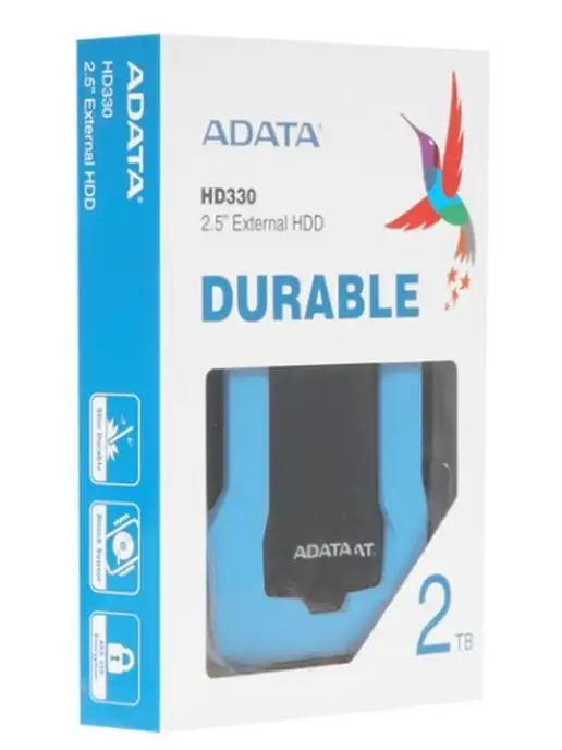 ADATA Жесткий диск AHD330-2TU31-CBL, 2TB, синий, 2 ТБ, фото 5
