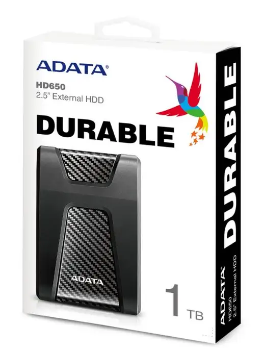 ADATA Жесткий диск AHD650-1TU31-CBK, 1TB, черный, 1 ТБ, фото 7