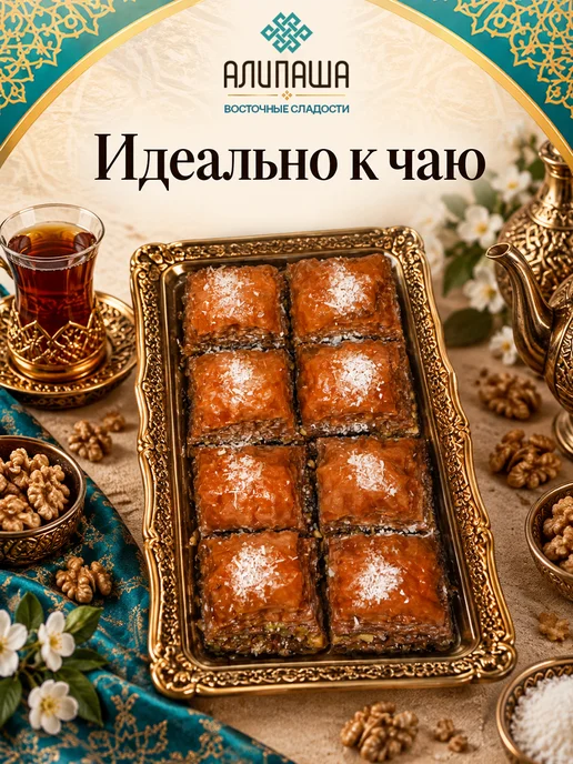 АЛИПАША Пахлава турецкая "Классик шоколадная", вариант, фото 4