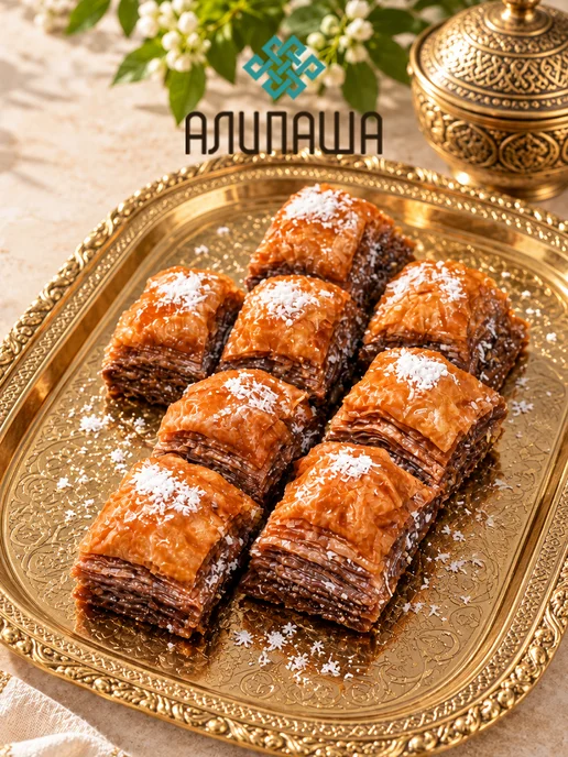 АЛИПАША Пахлава турецкая "Классик шоколадная", вариант, фото 7